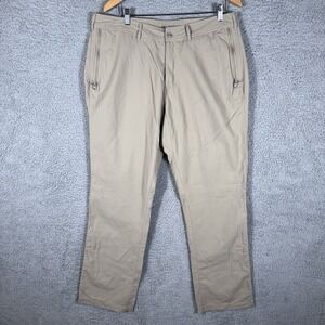 Clothing Arts Pants Mens 36x32 Beige P Cubed Pick Pocket Proof Nylon Travel
